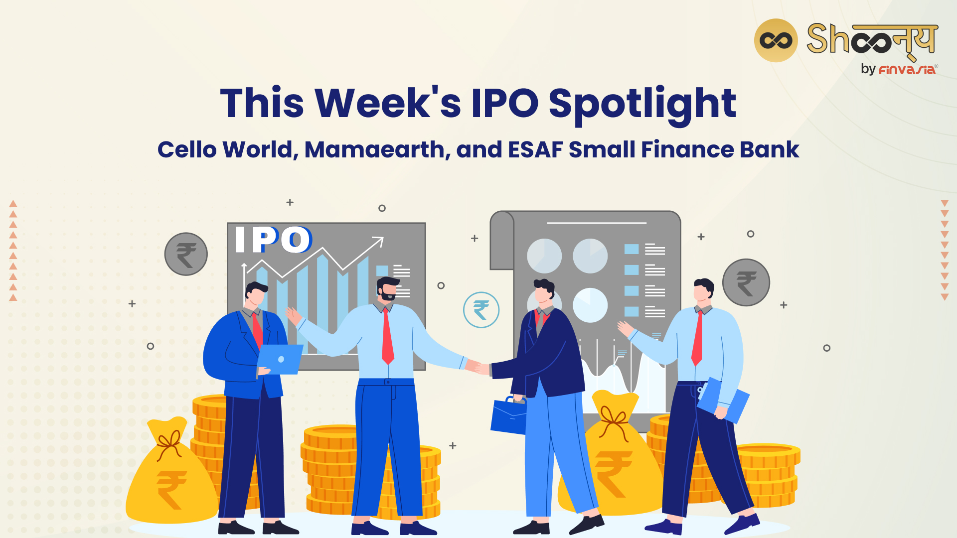 
  IPOs This Week: Know the Key Details of Cello World, Mamaearth, and ESAF Small Finance Bank