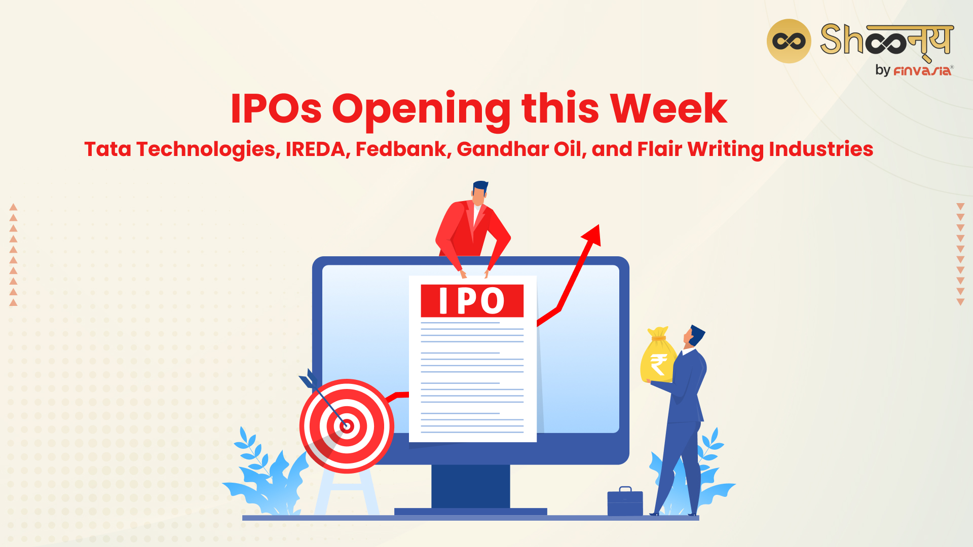 
  IPOs Opening this Week: 5 Companies, Including Tata Technologies, IREDA, and More, Gear Up to Raise Rs 7,300 Crore